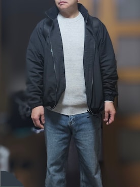 「アイテム（パンツ）」を使った、m____u_kさん（メンズ・168cm）の冬コーディネート