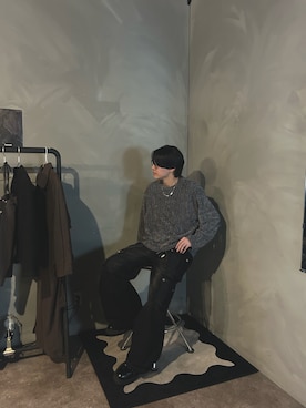 「Chikashitsu +（チカシツプラス）のアイテム」を使った、marutaさん（メンズ・170cm）の冬コーディネート