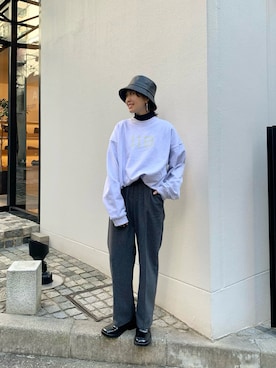 「CANAL JEAN（キャナルジーン）のアイテム（アクセサリー）」を使った、CANAL JEAN 神戸店さん（レディース・163cm）の秋コーディネート