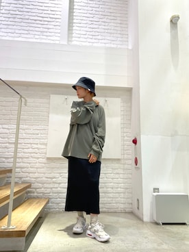 「CANAL JEAN（キャナルジーン）のアイテム（ワンピース）」を使った、CANAL JEAN 神戸店さん（レディース・163cm）の夏コーディネート
