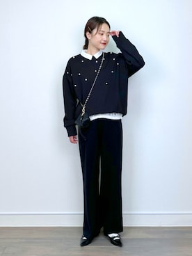 「PICCIN（ピッチン）のアイテム」を使った、PICCIN PRESSさん（レディース・164cm）の冬コーディネート