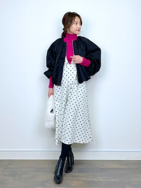 PICCIN PRESSさん（骨格ナチュラル・レディース・164cm）の冬コーディネート