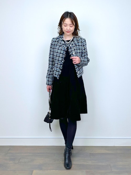 ベロアティアードワンピース（ワンピース）｜PICCIN（ピッチン）の