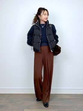 PICCIN PRESSさん（骨格ナチュラル・レディース・164cm）の冬コーディネート