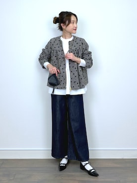 「PICCIN（ピッチン）のアイテム」を使った、PICCIN PRESSさん（レディース・164cm）の冬コーディネート