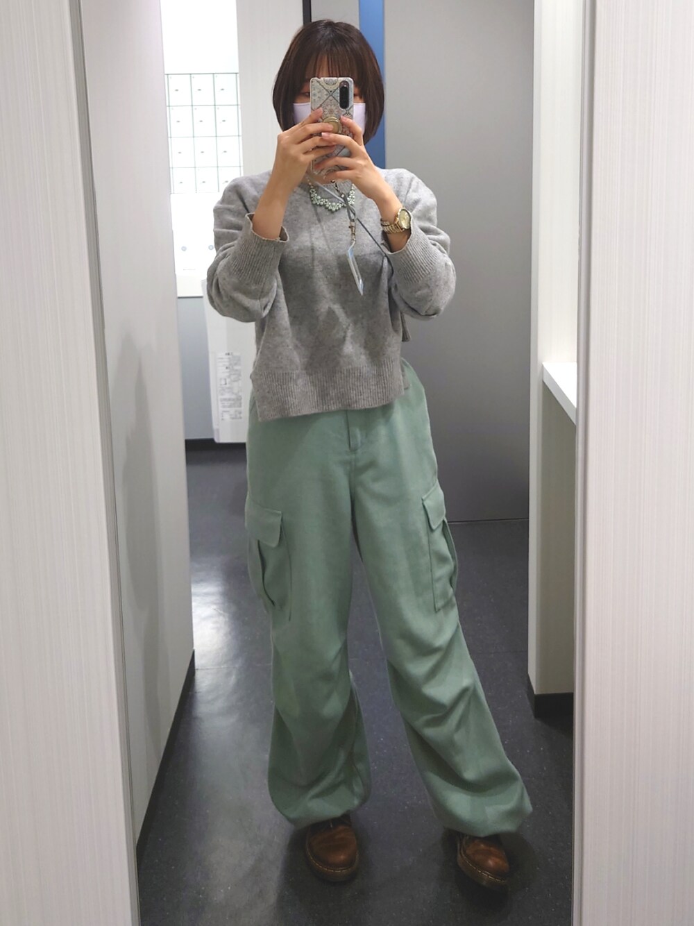 muta ミントグリーン カーゴパンツ サイズ7 muta ミントグリーン カーゴパンツ サイズ7 muta ミントグリーン