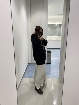 「アイテム（パーカー）」を使った、mayuuuu♥️🇯🇵さん（レディース・153cm・10代）の春コーディネート