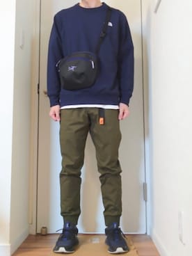 「ARC'TERYX（アークテリクス）のアイテム」を使った、ろびーさん（メンズ・165cm）の春コーディネート