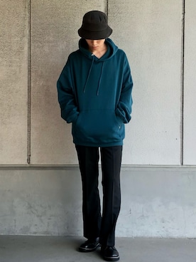「Confirm（コンファーム）のアイテム（帽子）」を使った、ごまめさん（メンズ・173cm）の秋コーディネート