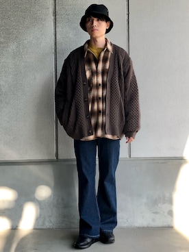 「ILL'S（イルズ）のアイテム（ジャケット/アウター）」を使った、ごまめさん（メンズ・173cm）の秋コーディネート