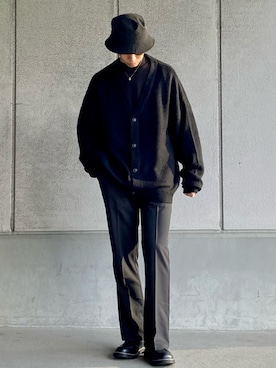 「マイベストコーデ2022」｜「アイテム（スラックス）」を使った、ごまめさん（メンズ・173cm）の冬コーディネート