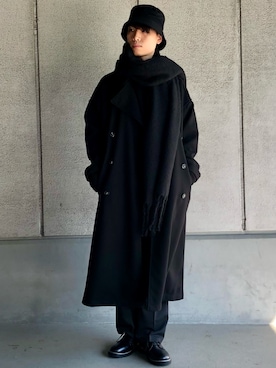 「Confirm（コンファーム）のアイテム（トレンチコート）」を使った、ごまめさん（メンズ・173cm）の秋コーディネート