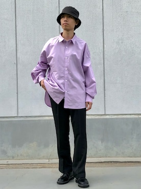 「Confirm（コンファーム）のアイテム（帽子）」を使った、ごまめさん（メンズ・173cm）の秋コーディネート