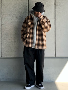 「ILL'S（イルズ）のアイテム（ジャケット/アウター）」を使った、ごまめさん（メンズ・173cm）の秋コーディネート