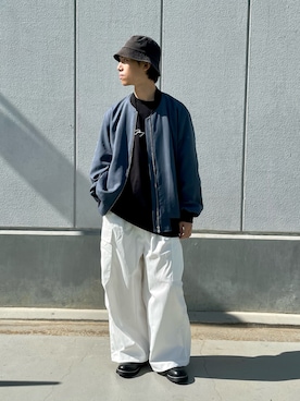 「Confirm（コンファーム）のアイテム（ブルゾン）」を使った、ごまめさん（メンズ・173cm）の秋コーディネート