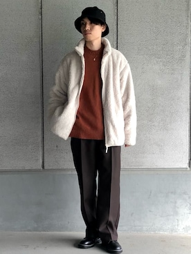 「マイベストコーデ2022」｜「アイテム（その他アウター）」を使った、ごまめさん（メンズ・173cm）の冬コーディネート