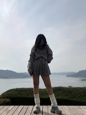 「Cider（Cider）のアイテム」を使った、楓子さん（レディース・156cm）の春コーディネート