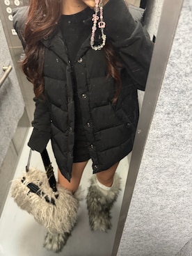 「ARMANI EXCHANGE（アルマーニエクスチェンジ）のアイテム」を使った、楓子さん（レディース・156cm）の秋コーディネート