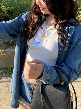 楓子さん（レディース・156cm）の春コーディネート