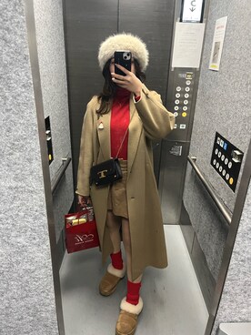 楓子さん(レディース・156cm)の冬コーディネート