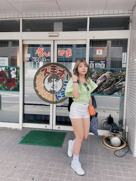 楓子さん（レディース・156cm）の春コーディネート