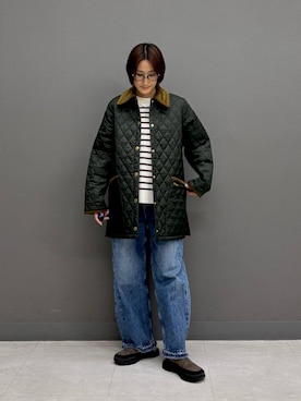 「アイテム（その他アウター）」を使った、ゆいさん（レディース・158cm）の秋コーディネート