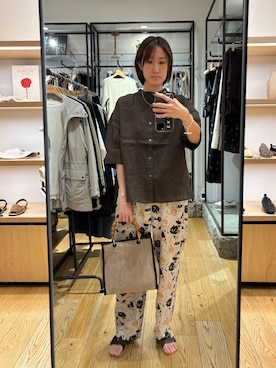 「FORK&SPOON（フォークアンドスプーン）のアイテム（トップス）」を使った、ゆいさん（レディース・158cm）の春コーディネート