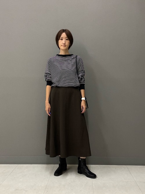 仁村紗和さん着用』『UR TECH』完声フレアスカート（スカート