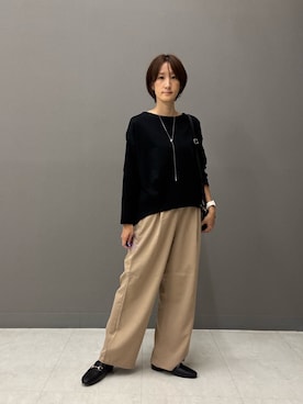 「アイテム（パンプス）」を使った、ゆいさん（レディース・158cm）の秋コーディネート