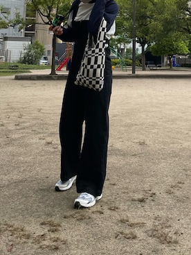 「JEANASIS（ジーナシス）のアイテム（サロペット/オーバーオール）」を使った、Nahoさん（レディース・166cm）の夏コーディネート