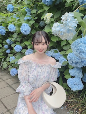 「STAUD（スタウド）のアイテム」を使った、amelie さん（レディース・166cm）の夏コーディネート