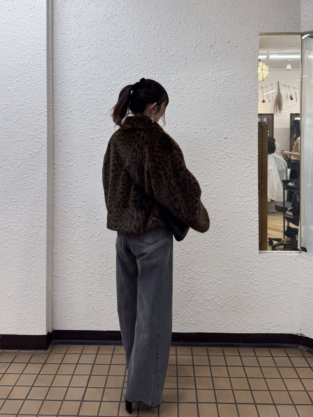 MAISON SPECIAL(メゾンスペシャル)｜Faux Fur Leopard Coat