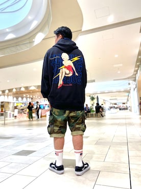 「AIR FORCE 1」｜MANAYAさん（メンズ・172cm）の夏コーディネート