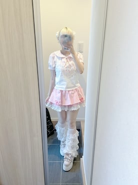 「LIZ LISA（リズリサ）のアイテム」を使った、まおさん（レディース・155cm）の夏コーディネート