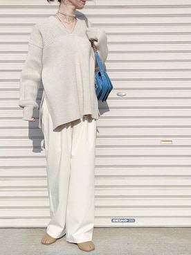 KAŃAさん（レディース・157cm）の冬コーディネート