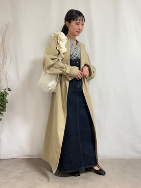 KAŃAさん（レディース・157cm）の春コーディネート