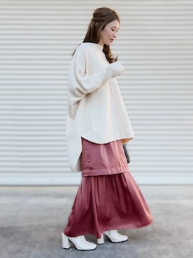 KAŃAさん（レディース・157cm）の秋コーディネート