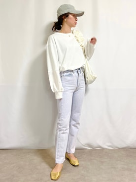 KAŃAさん（レディース・157cm）の春コーディネート