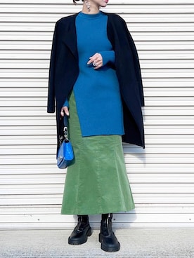 KAŃAさん（レディース・157cm）の冬コーディネート