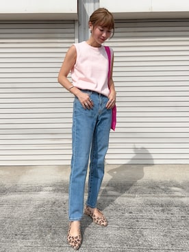「でにむ」｜「アイテム（パンプス）」を使った、KAŃAさん（レディース・157cm）の夏コーディネート