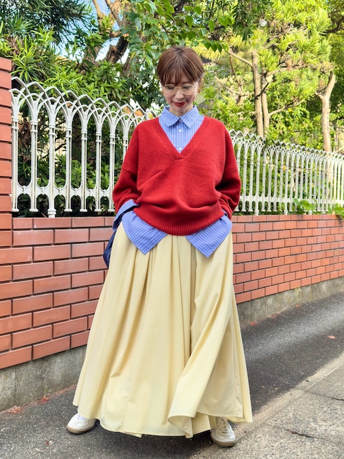 CLANE/クラネ】ボリュームマキシスカート 12109-6142を使った