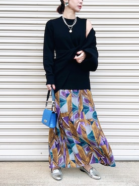 KAŃAさん（レディース・157cm）の冬コーディネート