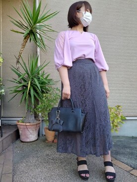 Riさん（レディース・158cm）の夏コーディネート