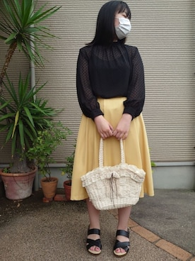 Riさん（レディース・158cm）の夏コーディネート