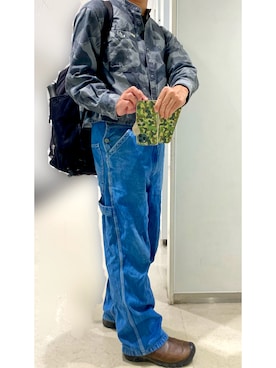 「アイテム（つなぎ/オールインワン）」を使った、hitsugiさん（メンズ・168cm）の秋コーディネート