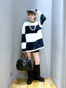 「ロングブーツ」｜saya.さん（レディース・159cm・20代）の秋コーディネート