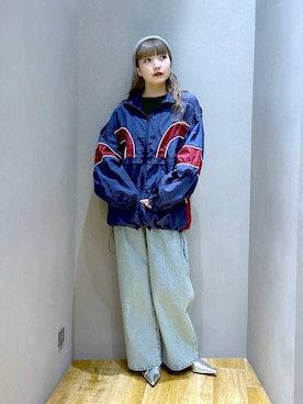 「アイテム（ブルゾン）」を使った、saya.さん（レディース・159cm・20代）の冬コーディネート