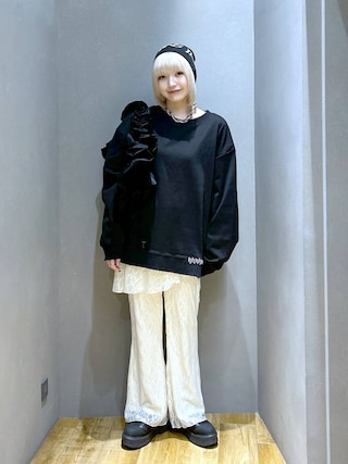 【新品未使用】JEANASIS ダメージステッチオーバースウェTEE 新品未使用】JEANASIS ダメージステッチオーバースウェTEE 楽天