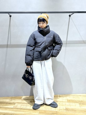 「アイテム（ブルゾン）」を使った、saya.さん（レディース・159cm）の秋コーディネート