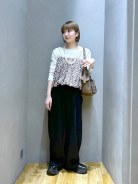 「アイテム（スウェットパンツ）」を使った、saya.さん（レディース・159cm・20代）の秋コーディネート